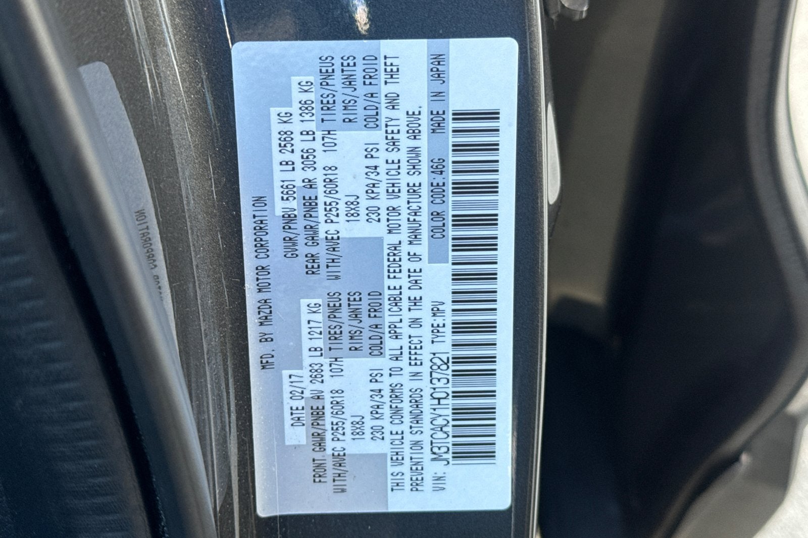 2017 Mazda Mazda CX-9 Touring