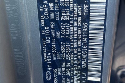 2026 Hyundai TUCSON HYBRID Blue