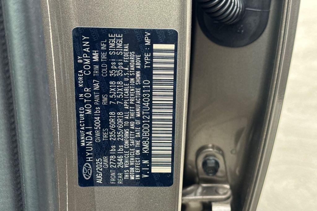 2026 Hyundai TUCSON HYBRID SEL AWD