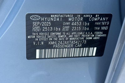 2026 Hyundai SONATA SE