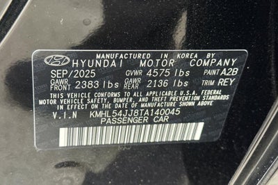 2026 Hyundai SONATA HYBRID Limited