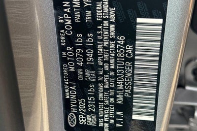 2026 Hyundai ELANTRA HYBRID SEL Sport