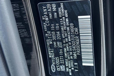 2026 Hyundai ELANTRA SEL Sport Premium