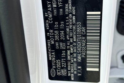 2026 Hyundai ELANTRA SEL Sport Premium