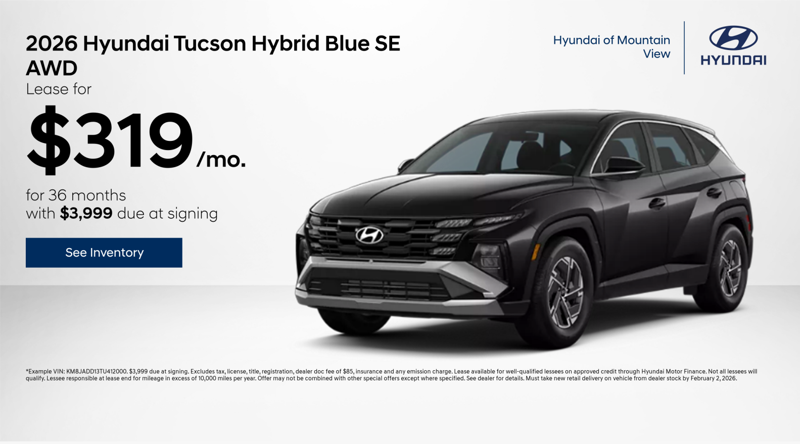tucson hybrid blue se AWD